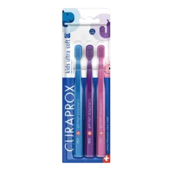 CURAPROX - CS kids ultra soft Zahnbürste TRIO, Zufallsauswahl, Set