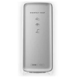 CWS Frontpanel PureLine Disinfect Foam Desinfektionsseifenspender, silber (1 Stk)