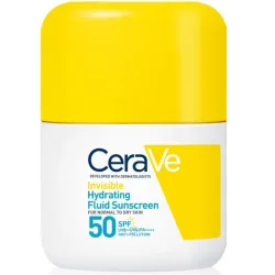 CeraVe - Invisible Feuchtigkeitsspendendes Sonnenschutz Fluid LSF 50, 50 ml