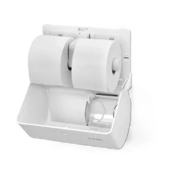 CLEAR+ by CWS Toilettenpapier Kompakt-Rollen, 2-lagig (24 Stk)
