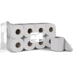CLEAR+ by CWS Toilettenpapier Standard-Rollen, 2-lagig (64 Stk)