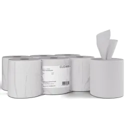 CLEAR+ by CWS Centerfeed-Papierrollen, 2-lagig (6 Stk)
