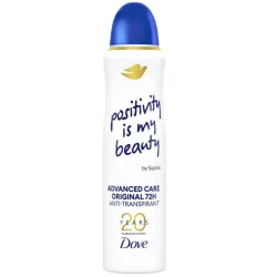 Dove - Advanced Care Original Anti-Transpirant-Spray, Deo Care Original Aerosol, 150  ml
