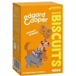 Edgard & Cooper Biscuits Banane, Snacks für Hunde (400g)