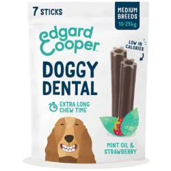 Edgard & Cooper Doggy Dental Erdbeere & Minze, Länge 12cm (160g)