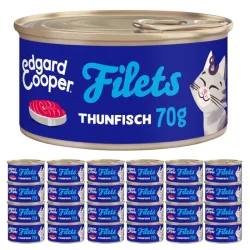 Edgard & Cooper Feline Thunfisch, Nassfutter für Katzen (24x70g)