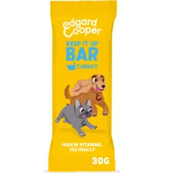 Edgard & Cooper keep it up Riegel Truthahn, Snacks für Hunde (30g)