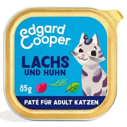 Edgard & Cooper MSC-Lachs und Huhn mit Cranberrys, Nassfutter für Katzen (16x85g)