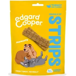 Edgard & Cooper Snuggle up Strips Truthahn & Huhn, Snacks für Hunde (75g)