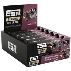 ESN Designer Protein Bar Dark Chocolate Salted Almond (12x45g)