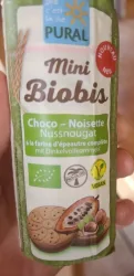 Pural Biobis Bio-Sandwich-Kekse mit Schoko-Nougat-Füllung, Mini