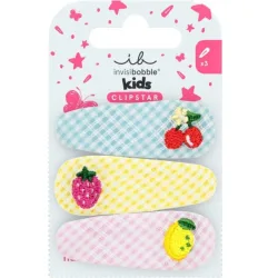 Invisibobble Kinder-Haarklammer Clipstar Garden Snack (3 Stk)
