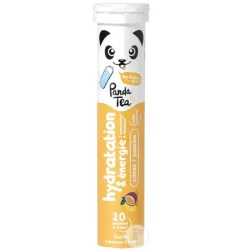 Panda Tea Hydratation Brausetabletten Zitrone und Passionsfrucht (8x20 Stk)