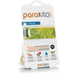 parakito Mückenarmband Erwachsene, Tropisches gelb (1 Stk)