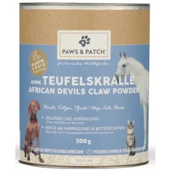 Paws & Patch Afrikanische Teufelskralle Pulver für Hunde, Katzen und Pferde (200g)