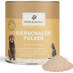 Paws & Patch Eierschalen Pulver für Hunde und Katzen (500g)
