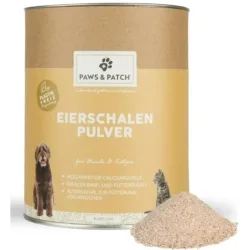 Paws & Patch Eierschalen Pulver für Hunde und Katzen (1kg)