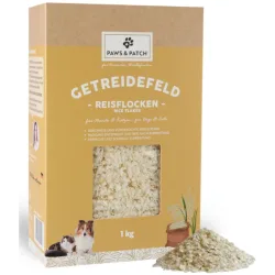 Paws & Patch Reisflocken für Hunde und Katzen (1kg)