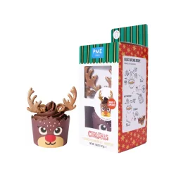 PME Cake Weihnachts Cupcake-Dekorationsset - Rentiere (6 Stk)