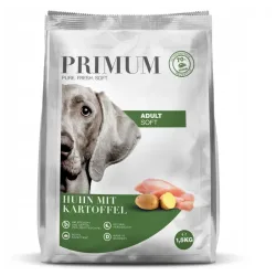 PRIMUM Soft Adult Huhn mit Kartoffel, Trockenfutter für Hunde (1.5kg)