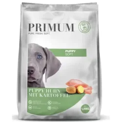 PRIMUM Soft Puppy Huhn mit Kartoffel, Trockenfutter für Hunde (1.5kg)