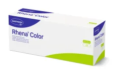 Rhena Color Elastische Binden 8cmx5m grün 10 Stk
