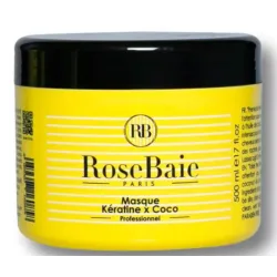 Rosebaie Keratin & Kokosnuss Haarmaske (500ml)