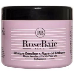 Rosebaie Keratin & Kaktusfeigenöl Haarmaske (500ml)