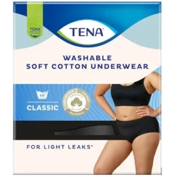 TENA Waschbare Unterwäsche bei leichter Blasenschwäche, Grösse M, Taille 99-104cm (4 Stk)