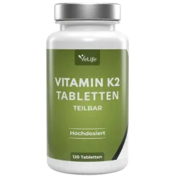 VeLife Vitamin K2 Tabletten teilbar (120 Stk)