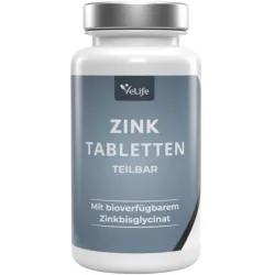 VeLife Zink Tabletten teilbar (120 Stk)