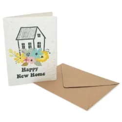 Wyss Garten Postkarte aus Samenpapier, New Home (1 Stk)