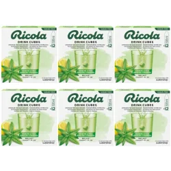 waterdrop x Ricola Drink Cubes Verbene Zitrus (6x12 Stk)