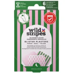 Wild Stripes Blasenpflaster Rosy Stripes, Einheitsgrösse (6 Stk)