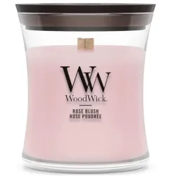 WoodWick Rose Blush Duftkerze (85g)