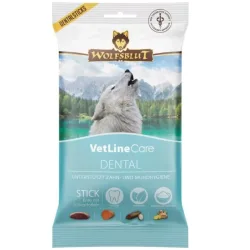 Wolfsblut VetLine Dental Sticks Hunde-Snack, Ente mit Süsskartoffeln (8x180g)
