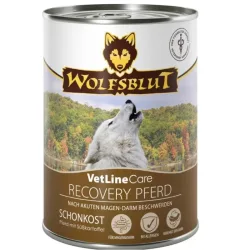 Wolfsblut VetLine Recovery Pferd, Nassfutter für Hunde (6x395g)