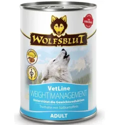 Wolfsblut VetLine Weight Management Hunde-Nassfutter, Truthahn (6x395g)