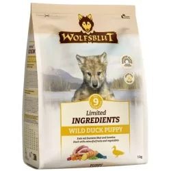 WOLFSBLUT Limited Ingredients Trockenfutter Hund, Puppy, Wild Duck 1 kg