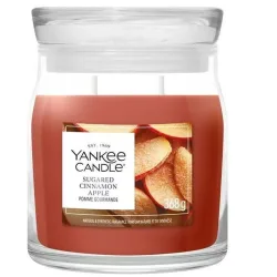 Yankee Candle Sugared Cinnamon Apple Duftkerze (368g)