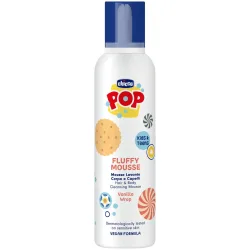 Chicco POP Fluffy Mousse für Haar + Körper Vanille 200 ml
