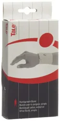 TaLe Handgelenk Bandage, 7.5cm Velcro, weiss (1 Stk)
