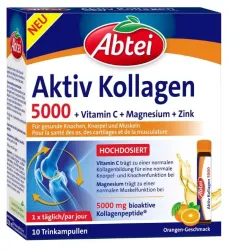 Abtei Aktiv Kollagen 5000 10 Trinkampullen