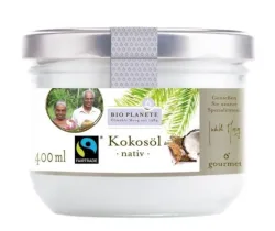 BIO PLANETE Kokosöl Nativ Fairtrade (400ml)