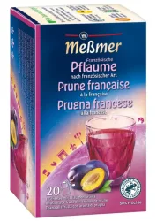 Messmer Früchtetee Französische Pflaume (20 Beutel)