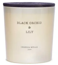 Cereria Mollá Premium Candle XL Black Orchid & Lily 3-Docht-Duftkerze (600g)