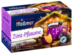 Messmer Früchtetee Zimt-Pflaume (20 Beutel)