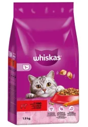 Whiskas Trocken-Katzenfutter 1+ Rind