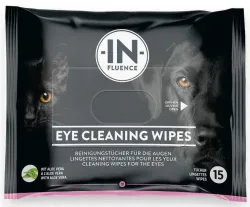 IN-FLUENCE Eye Cleaning Wipes mit Aloe Vera für Hunde und Katzen (1x15 Stk)