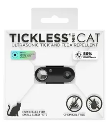 Tickless Mini Pet Cat Zecken- und Flohschutz, schwarz (1 Stk)